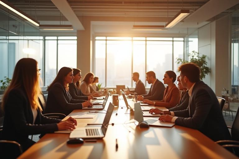 Anadolu Consulting Group kurulduğu ilk günlerin ofis ortamı